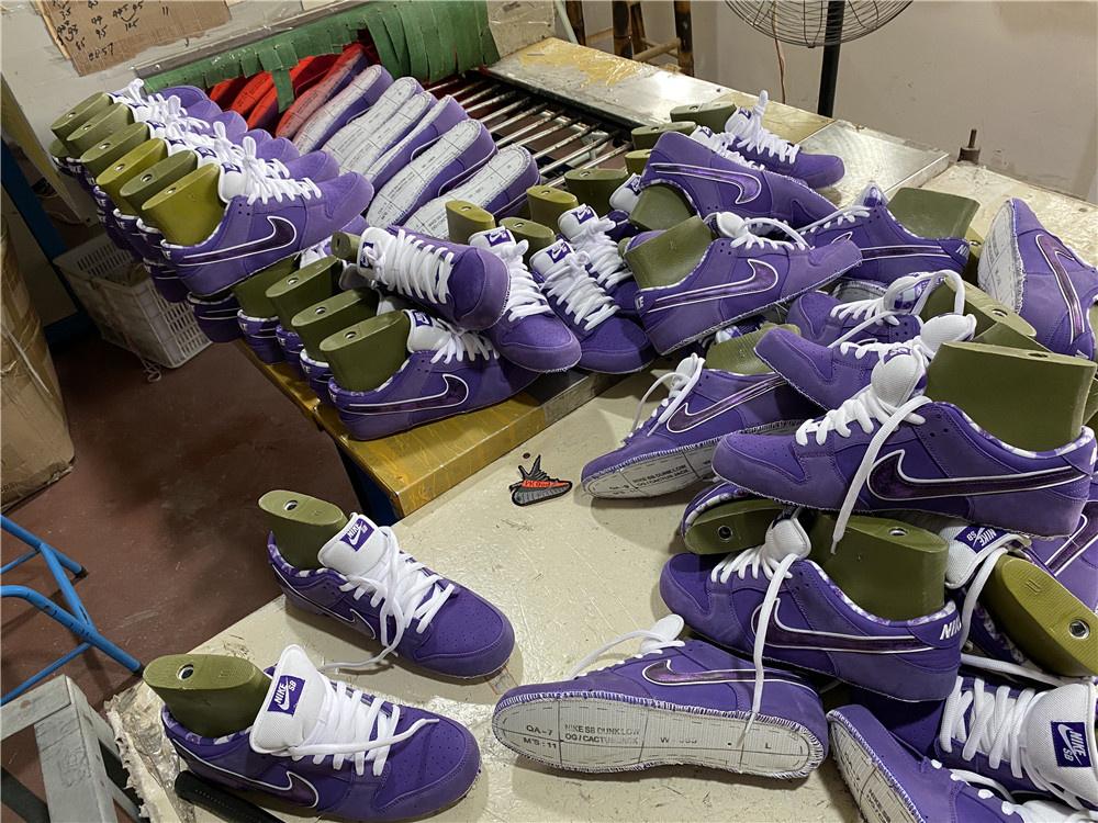 PKGod Concepts X Sb dunk purple Lobster retail materials ready to ship